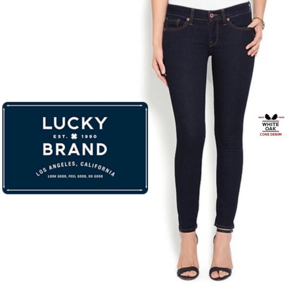 Lucky Charlie Skinny White Oak Cone Denim - Size 2 - Picture 1 of 12